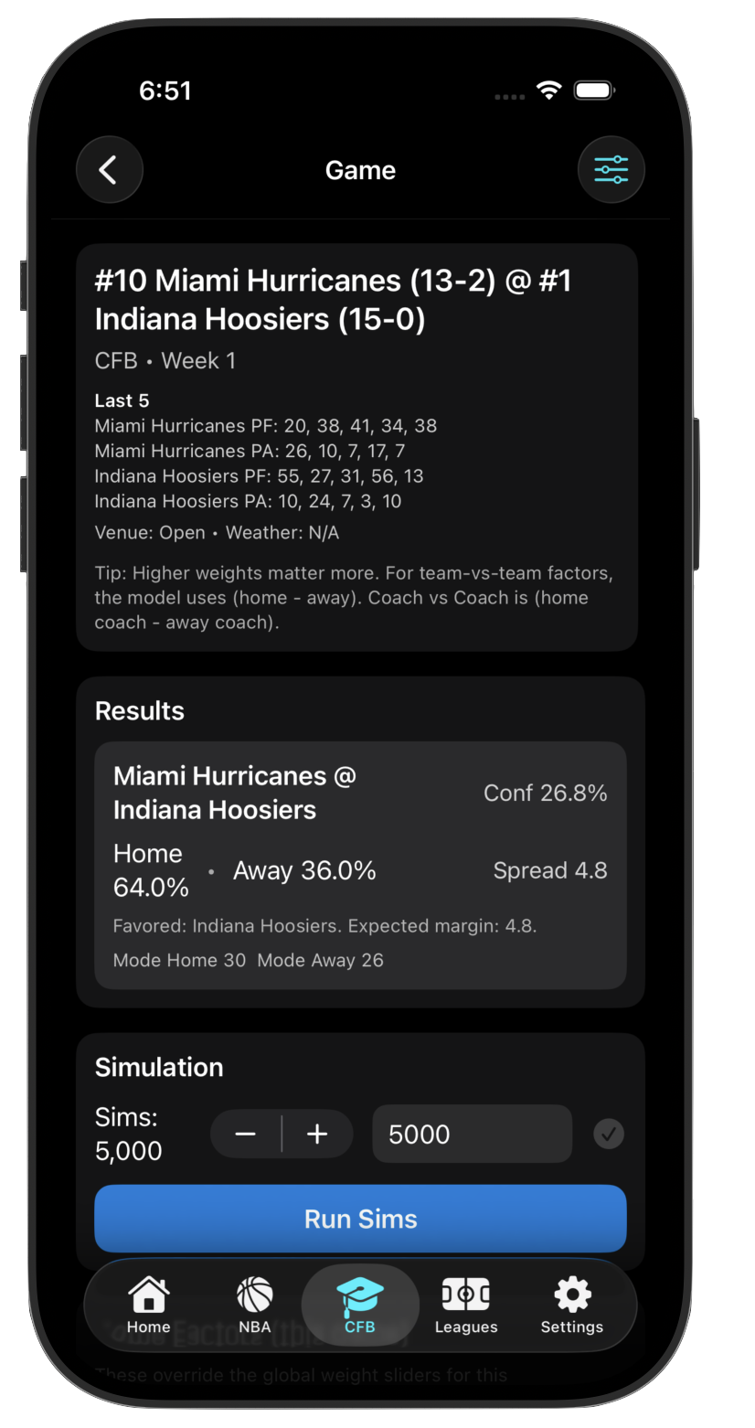 CFB In-game Expected